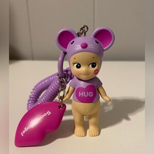 Sonny Angel kiss kiss mouse keychain